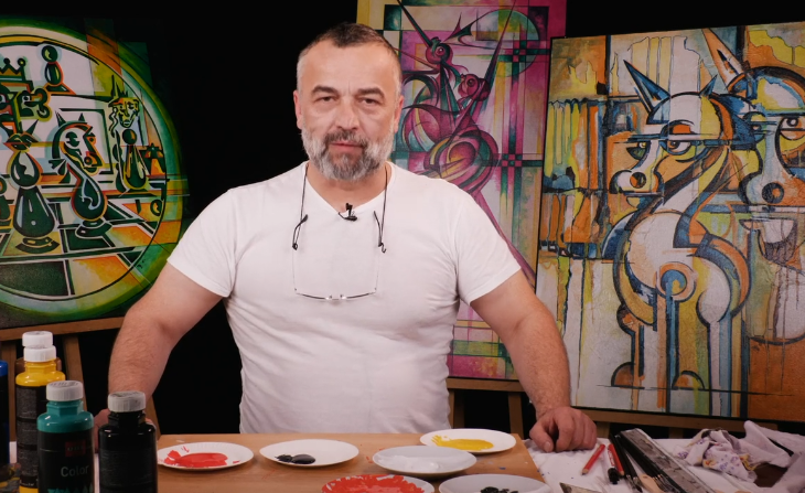 Online kurz maľby akrylom